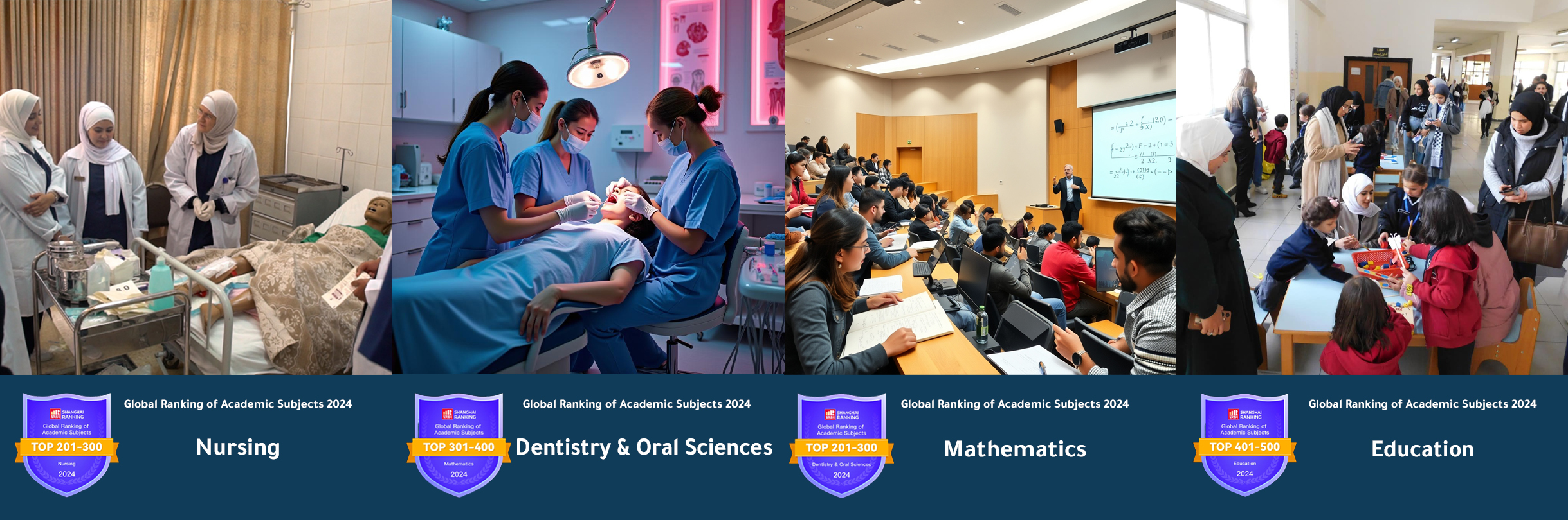  4 Subjects Ranked in Shanghai Ranking 